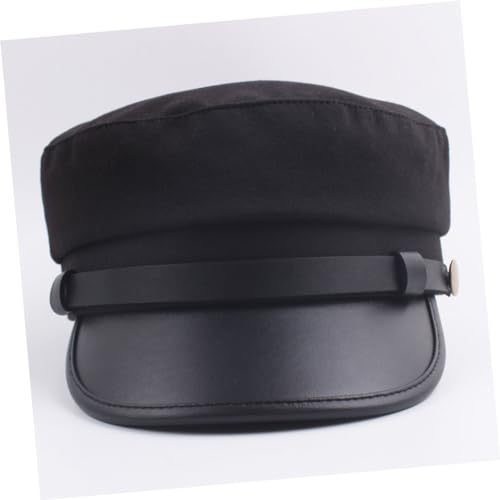 Vintage Flat Beret Hat for Youth Stylish Unisex Cap for Outdoor Activities Shopping Cycling and Skiing Great for Family and Friends Black4