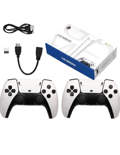 Image of M15 4K Game Stick Console with 20000+ Games, Wireless Dual Controller, HDMI Plug & Play Retro Gaming Console, 64GB Memory Card, Classic Video Game Console for TV