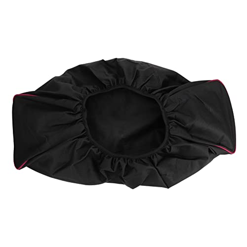 CIYODO 600d Oxford Fabric Capstan Cover Waterproof Winch Protector Winch Waterproof Cover Black and Red Border Easy to Fold Storage