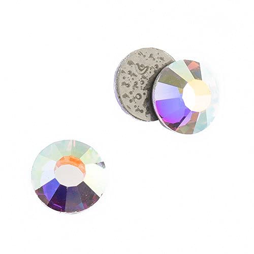 288pcs Preciosa Viva 12 Crystal AB Flatback Hot Fix ss30 Rhinestone Embellishments