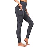 Lulupi Sport Leggings Damen Blickdicht Sportleggins mit Handytasche, Stretch Leggins Frauen Yogahose Sporthose Laufhose Workout Fitness Joggen Hose