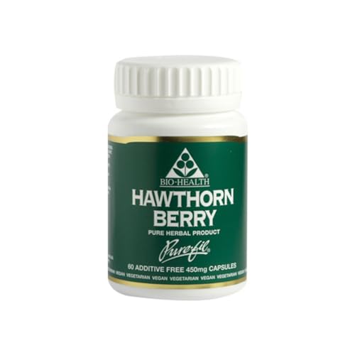 Bio-Health Hawthorn Berry Herbal Supplement, 60 Capsules