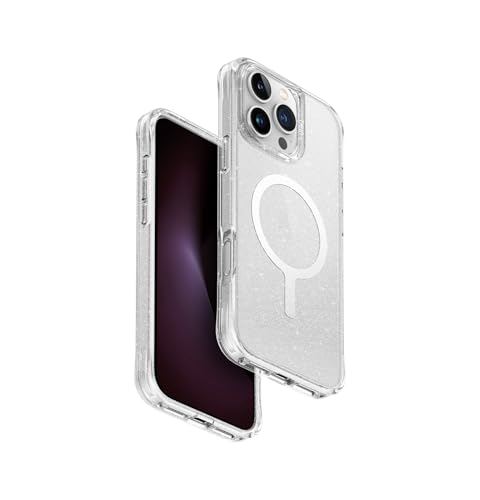 UNIQ LP Xtreme Coque de téléphone compatible avec iPhone 16 Pro Max (2024) 6,9", chargement MagClick (Lucent)