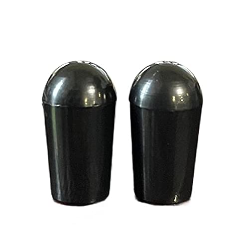 Allparts SK-0040 Switch Tip - Black Bundle with Fender Picks and Austin Bazaar Polishing Cloth