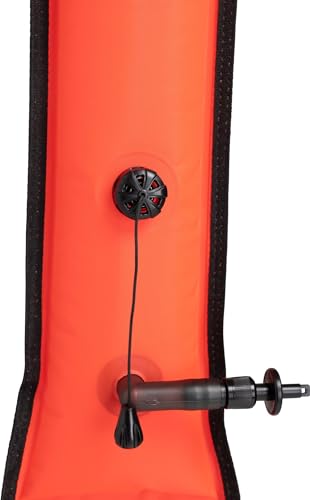 Cressi Unisex-Adult Elite Marker Buoy Orange Tauchmarkierungsboje zur Oberflächenmarkierung, 180 cm