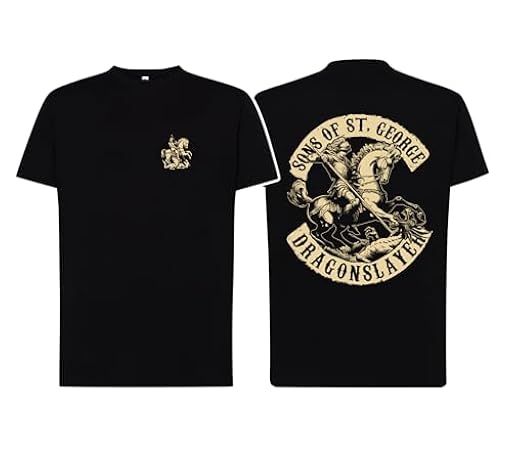 Camiseta Hombre Sant Jordi, Camiseta Manga Corta San Jorge, Camiseta Hombre, Regalo Hombre, Regalo Sant Jordi, San Jorge, Camiseta Manga Corta, Regalo Original | Ya disponible en tu tienda friki favorita! En mundofriki.es!