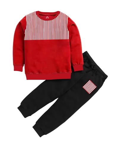 Image of Dress for kids 100% Cotton Brushed Fabric Long Sleeve sweatshirt, Jogger Pant. - Kids Clothes for boys. Casual Wear. All-Season Wear & Comfortable Fit