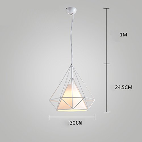 Lustre cage oiseau rétro industriel et luminaire suspension loft géométrique