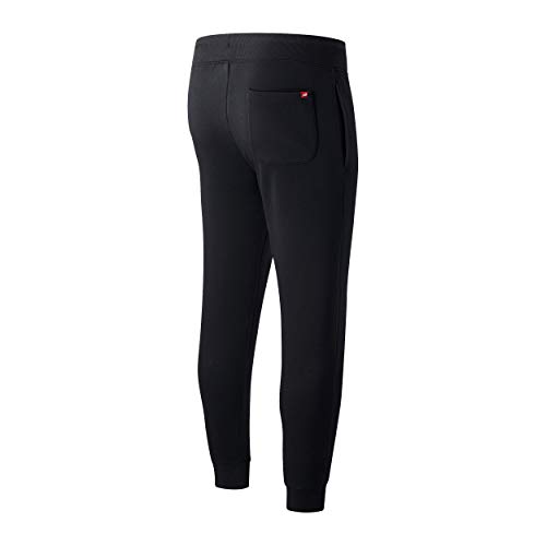 New Balance Men's Nb Essentials Stacked Logo Sweatpant, Black, 5X-Large #TOP1
