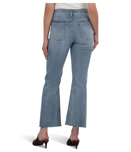 KUT from the Kloth Women's Kelsey High-Rise Fab Ab Ankle Flare-nset Leg in Acceptance3