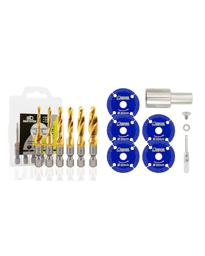 Jeu de forets et tarauds pour filetage de précision et micro-disque diamant 30MM