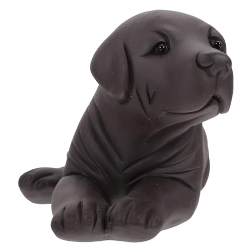 Adorabile decorazione a forma di labrador: può essere utilizzata per decorare la scrivania in ufficio e a casa, mini animaletto da tè