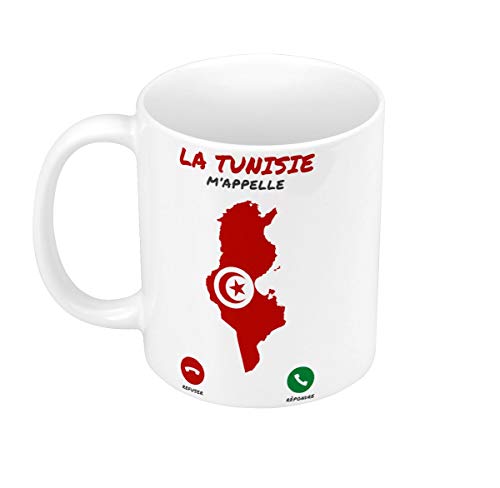 Mug Céramique La Tunisie M'Appelle Voyage Passion Tourisme