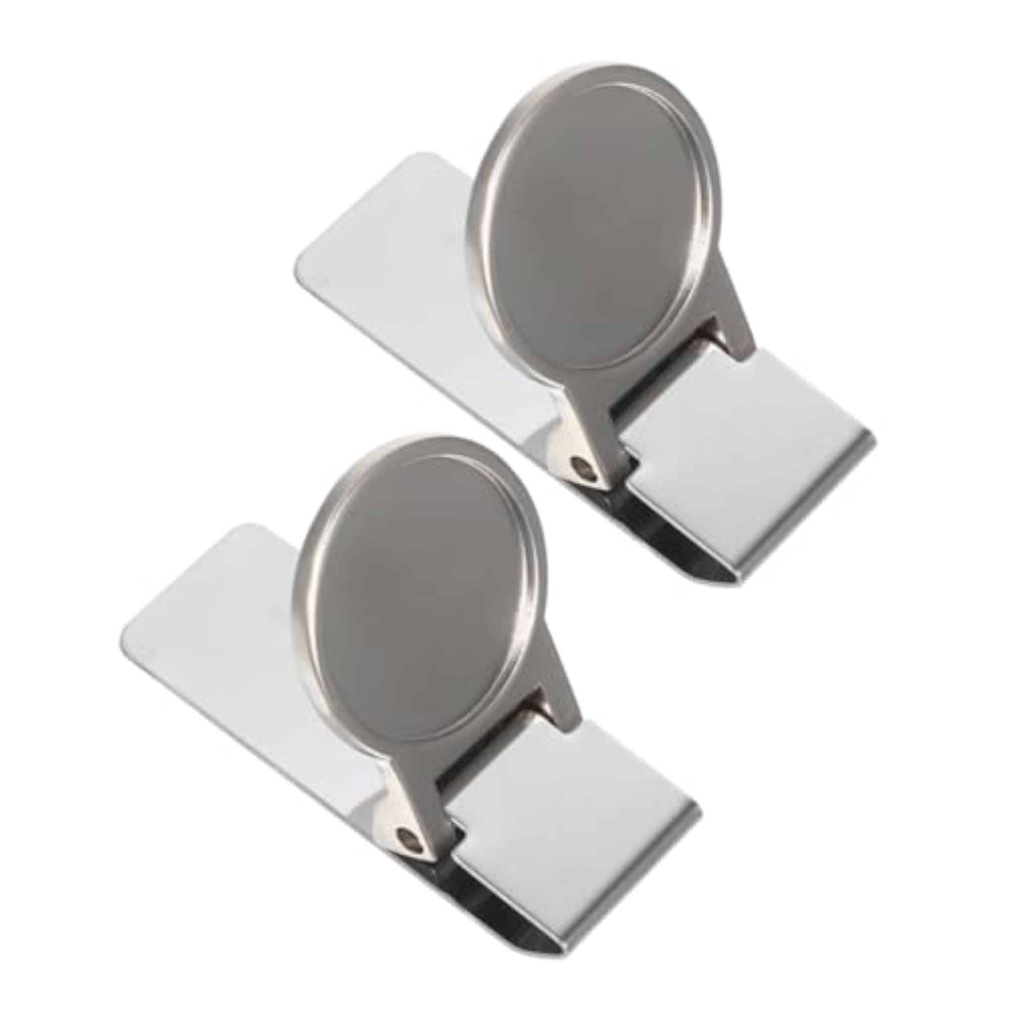 Stainless Steel Wallet Clip Storage Clamp, Silver