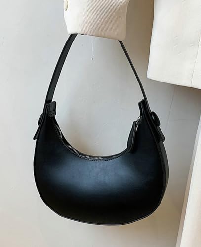 Women's Shoulder Bag Casual Handbag Underarm Fashion Purse Small Crescent Satchels Ladies 20242