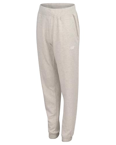 Image of New Balance Girls Sweatpants, Fleece Joggers, Drawstring Waist & Pockets | Cozy Warmth, Ribbed Ankle Cuffs, Stretchy Elastic Comfort for School, Dance, Sports & Everyday Play, Youth Kids