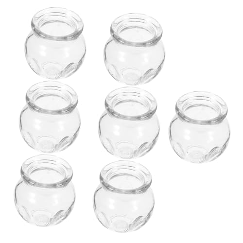 Set de 7 ventosas de vidrio profesionales para terapia de ventosas, masaje corporal y alivio muscular, uso doméstico miniatura 1