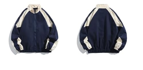 Hip Hop Jacket Men High Street Patchwork Windbreaker Coats Women Thin College Jackets4