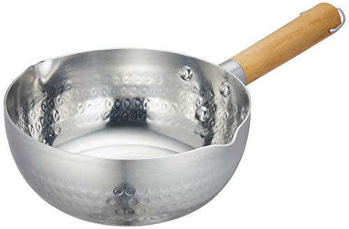 Pearl Metal H-1756 Snow Flat Pot, 6.3 inches (16 cm), Aluminum River