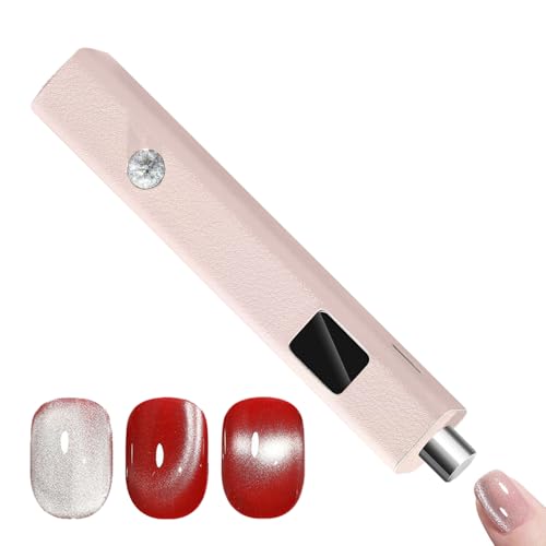UV-Lampe für Gel-Nagellack - Tragbarer Nageltrockner Magnet - Wiederaufladbare Handliche