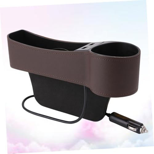 Combleur D'espace Multifonction Voiture en Cuir avec USB - 4