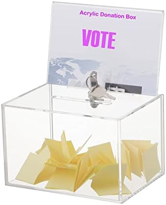 BOÎTE DE COLLECTE De Cartes De Visite, Urne Verrouillable