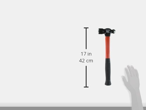 24 Oz. Ball Pein Hammer Industrial Fiberglass Handle #TOP7
