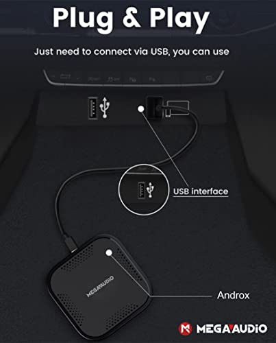 Image of Mega Audio Car Android Box Convert Your Existing Car Audio Into a Smart Android Unit with Wireless Carplay and Android Auto