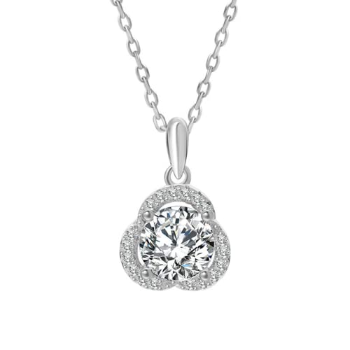Collier de Diamant Moissanite Bijou Féminin Élégant pour Chaque Jour