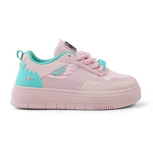 Image of SOLETHREADS BAE Sneakers for Women | Stylish & Fashionable| Comfortable|Walking Shoes| Lightweight Flexible| Skid-Resistant| Everyday |Casual Shoes for Women
