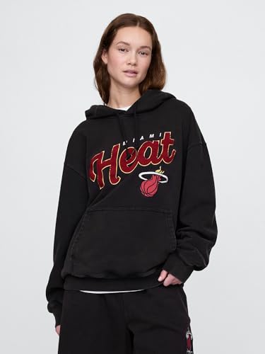 Image of GAP Men's X Nba Graphic Logo Hoodie Sweatshirt