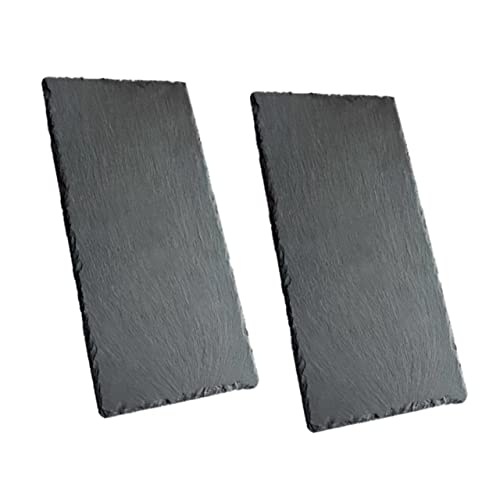 Platos rectangulares de pizarra Alipis 2 piezas miniatura 1