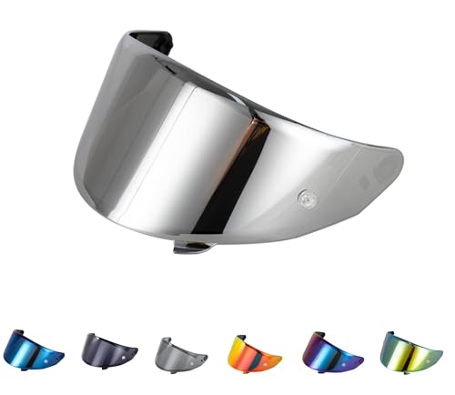 Materiale: policarbonato Taglia: va bene su tutte le taglie Compatibile con casco Suomy Stellar , speedstar Track-1 TX-Pro Predisposta per lente antifog originale Predisposta per pellicole a strappi tear off