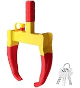 EYPINS Wheel Clamp Lock Heavy Duty,Tire Lock Universal 7.5~11.8 inch Wheel,Waterproof Crescent Cy...