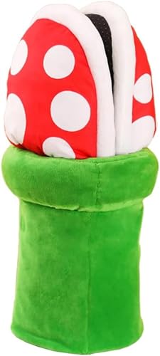 Piranha Plants Slippers, Funny Cartoon Cute Loafer with Pipe Pot Holder, Valentine's Day Gift