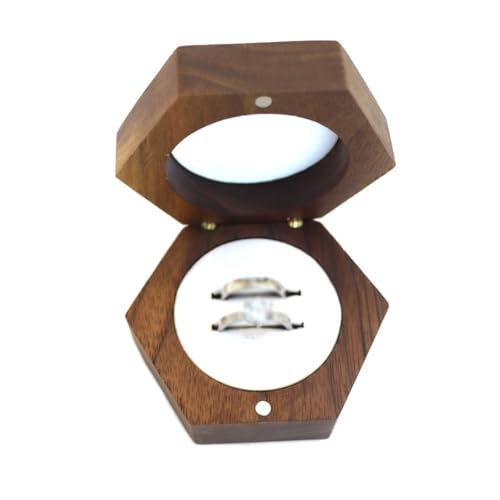 Boîte de paire hexagonale contre la perte de vos boucles d'oreilles