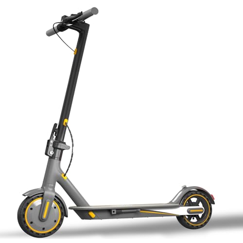 Patinete Eléctrico Plegable 350W - Autonomía 35km (36V 10.5Ah)- Ruedas sólidas 8.5' antipinchazos - Control App y Pantalla LCD - Doble Seguridad - Adultos (120kg)