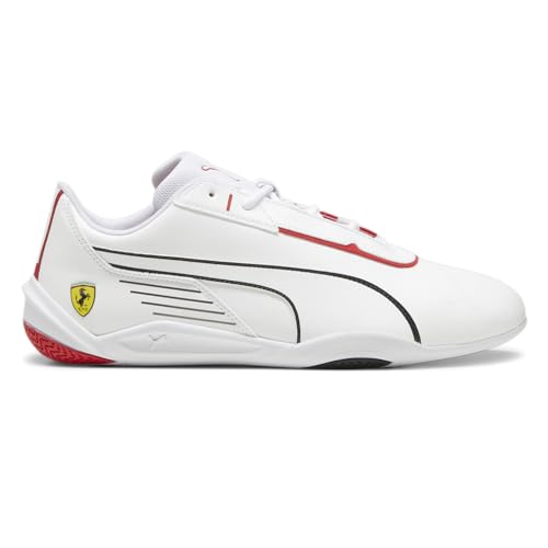 PUMA Mens Scuderia Ferrari R-Cat Machina Lace Up Sneakers Shoes Casual - White - Size 10.5 M