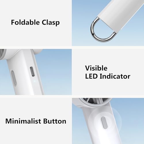 Minthouz Handheld Portable Turbo Fan with Ice Cooler, Rechargeable Personal Small Pocket Fans for Travel, Outdoor, Camping, Hiking - image 6