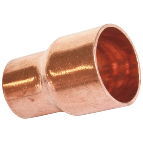 3S SuperSamaStore Riduzione Raccordo Ridotto Rame a Saldare Maschio 5/8″ x Femmina 1/2″ per Condizionatori, Giunto Rame Professionale per Tubi di Impianti di Climatizzazione e Idraulici