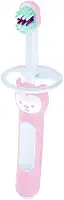 MAM Baby 1 Escova de Dentes Baby's Brush com Trava de Segurança para Crianças de 6+ Meses Com Cabo Ergonômico e Fácil de Segurar, Rosa