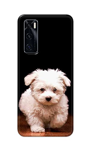 Image of PRINTFIDAA� Printed Hard Back Cover Case for Vivo V20 SE Back Cover (Puppy Dog) -2808