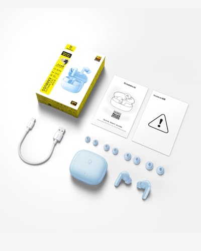 Baseus Baseus EP10 Pro In Ear Kopfhörer Kabellose, Bluetooth Kopfhörer mit -50dB Geräuschunterdrückung, Noise Cancelling Earbuds mit Hi-Res&LDAC, 6-Mic AI Klarer Anruf, IP55, 55H Spielzeit, Bluetooth 6.0 - Detailansicht 8 | TV | Video | Foto