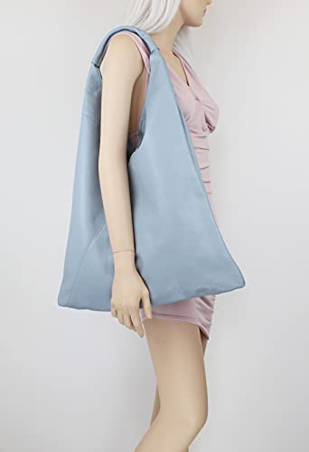 Image of Girly HandBags V Shape Genuine Top Handle Bag