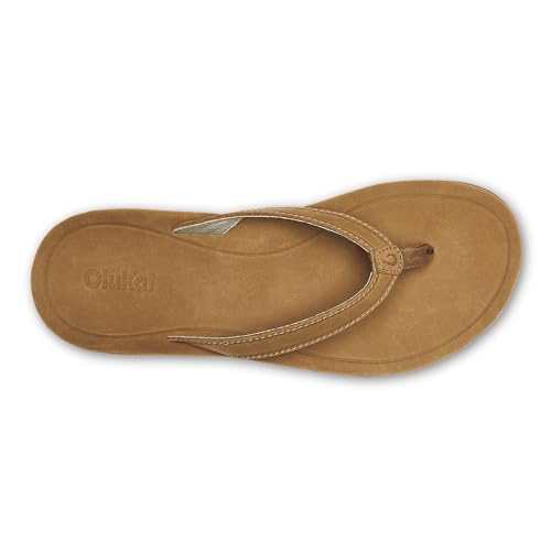 OLUKAI Southshore Women's Everyday Leather Sandals, Full-Grain Leather, Non-Marking Rubber Traction Pads & Compression Molded Footbed2