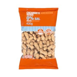 'Cacahuete tostado Hacendado 0% sal añadida Paquete 400 g Pack 2'