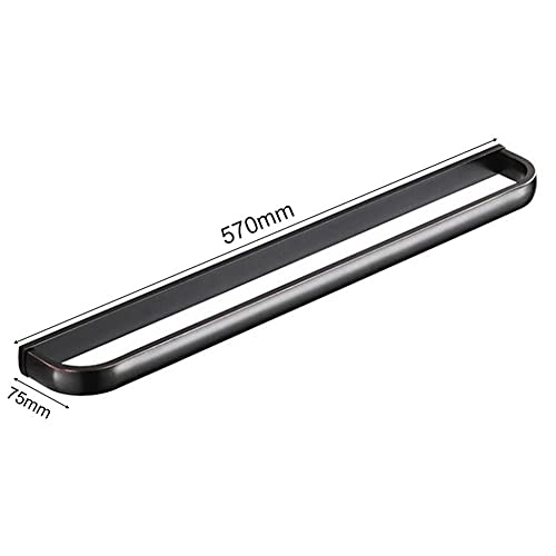 Porte-serviette de salle de bain FANDIAO en inox brossé - 4
