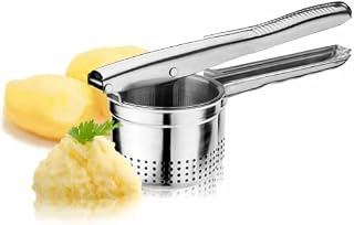 KADAX Potato Ricer, Masher for Vegetables, Fruits, Manual Potato Press, Stainless Steel Potato Masher, Length: 24.5 cm, Dishwasher safe
