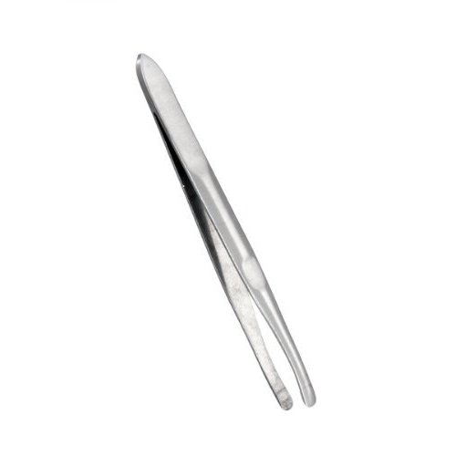 Yimart® Silver Stainless Steel Round Tip Eyebrow Hair Tweezer Makeup Cosmetic Tool