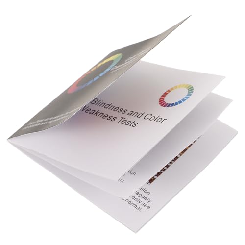iplusmile Test Book Comprehensive Color Chart for Color Deficiency Assessment Visual Examination Self Testing Essential Resource for Eye Health -  BHIWPF0467B15033D43JPY